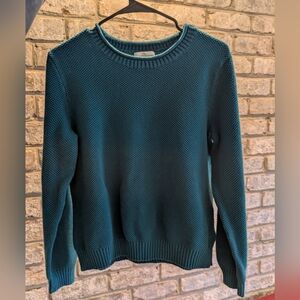 Women's teal sweater